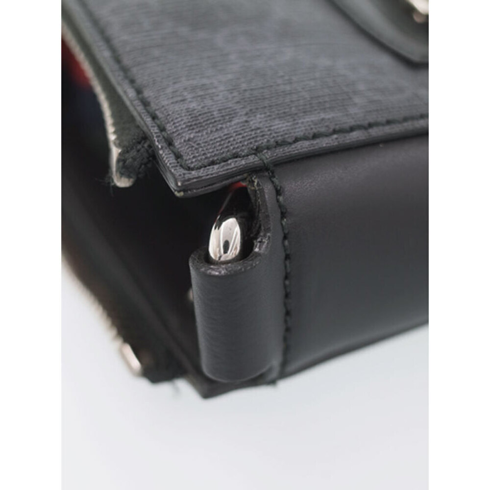GUCCI GG Supreme Messenger Crossbody Bag Shoulder Black - Picture 9 of 9